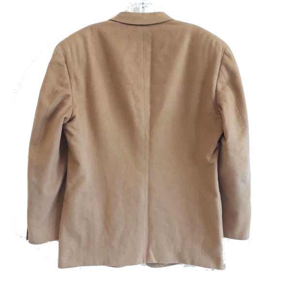 Vintage Giorgio Armani Camel Hair Coat 42R - Picture 2 of 6